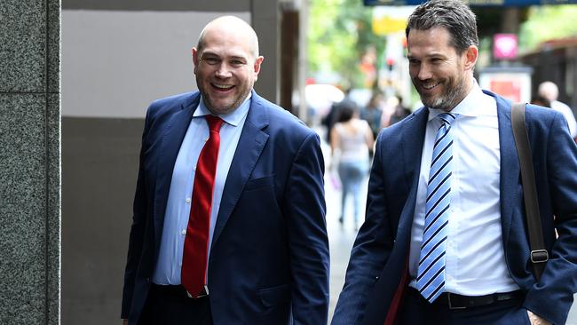 Jamie Clements arriving at the NSW ICAC inquiry. Picture: Joel Carrett