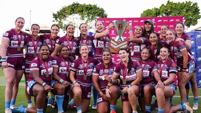 The Mackay Cutters have just won the state women's rugby league championship for the first time ever. Picture: Facebook