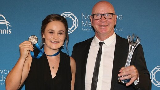 Craig Tyzzer, coach of World No 1 Ash Barty, has been named WTA Coach of the Year. Picture: Supplied