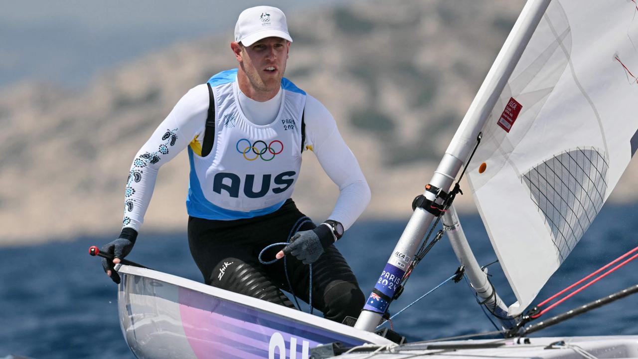 Australia's Matt Wearn racing in Marseille. Picture: NICOLAS TUCAT/AFP