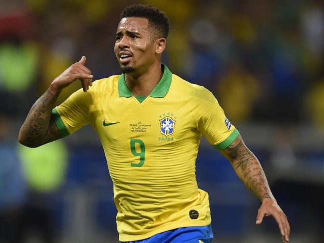 Gabriel Jesus of Brazil. Picture: Pedro Vilela/Getty Images