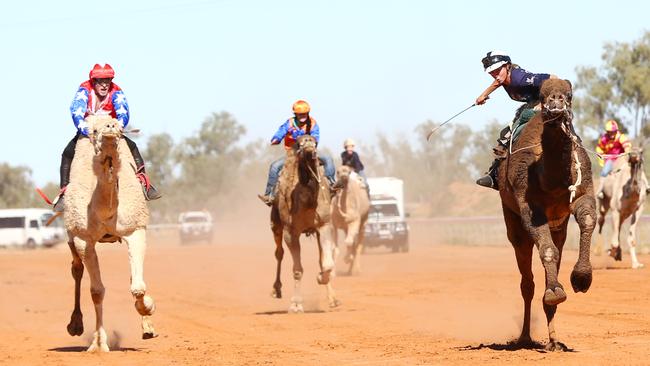 Camel Races at Boulia. Picture: Nigel Hallett