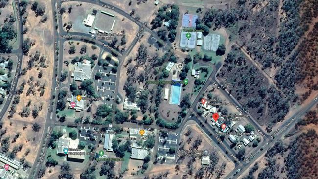 The Isaac region township of Glenden has fewer than 500 residents and is set to shrink further as Glencore winds down its mining operations. Picture: Google