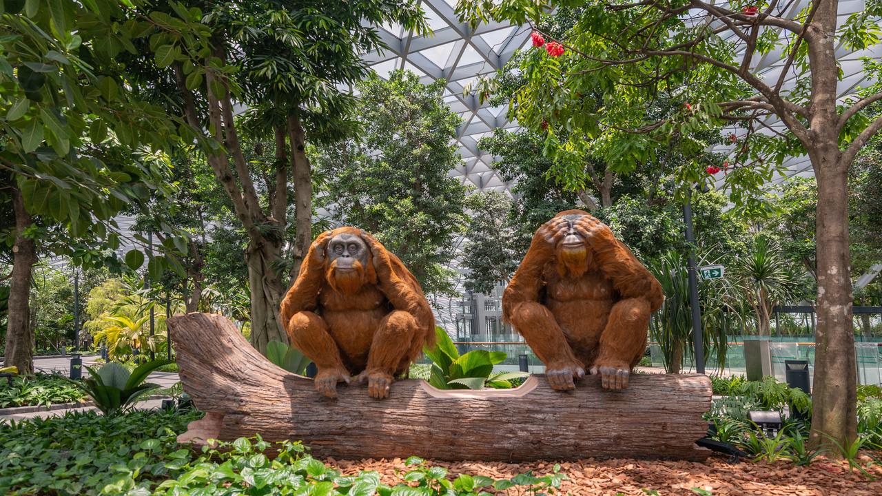 The Canopy Park contains themed gardens and topiary.