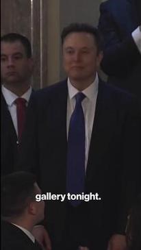 Standing ovation as President Trump touts DOGE and Elon Musk