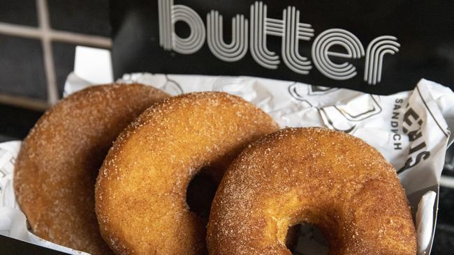 Butter’s cinnamon doughnuts. Picture: Jenifer Jagielski