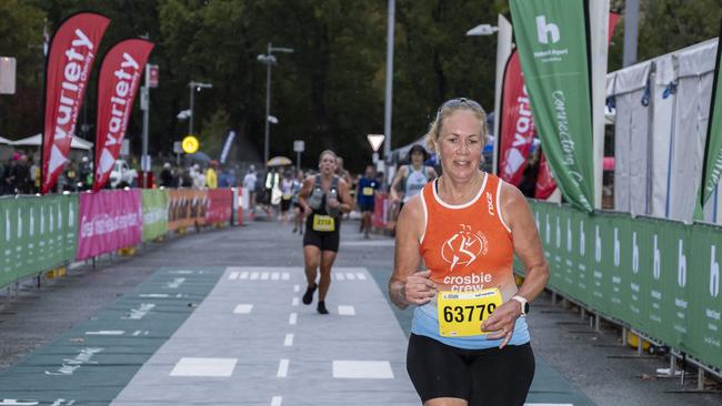 HOBART AIRPORT MARATHON 2024 Jennelle Marshall. Picture: Caroline Tan