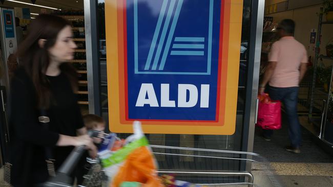 Aldi is finding harder to increase sales in Australia. Pic: AFP