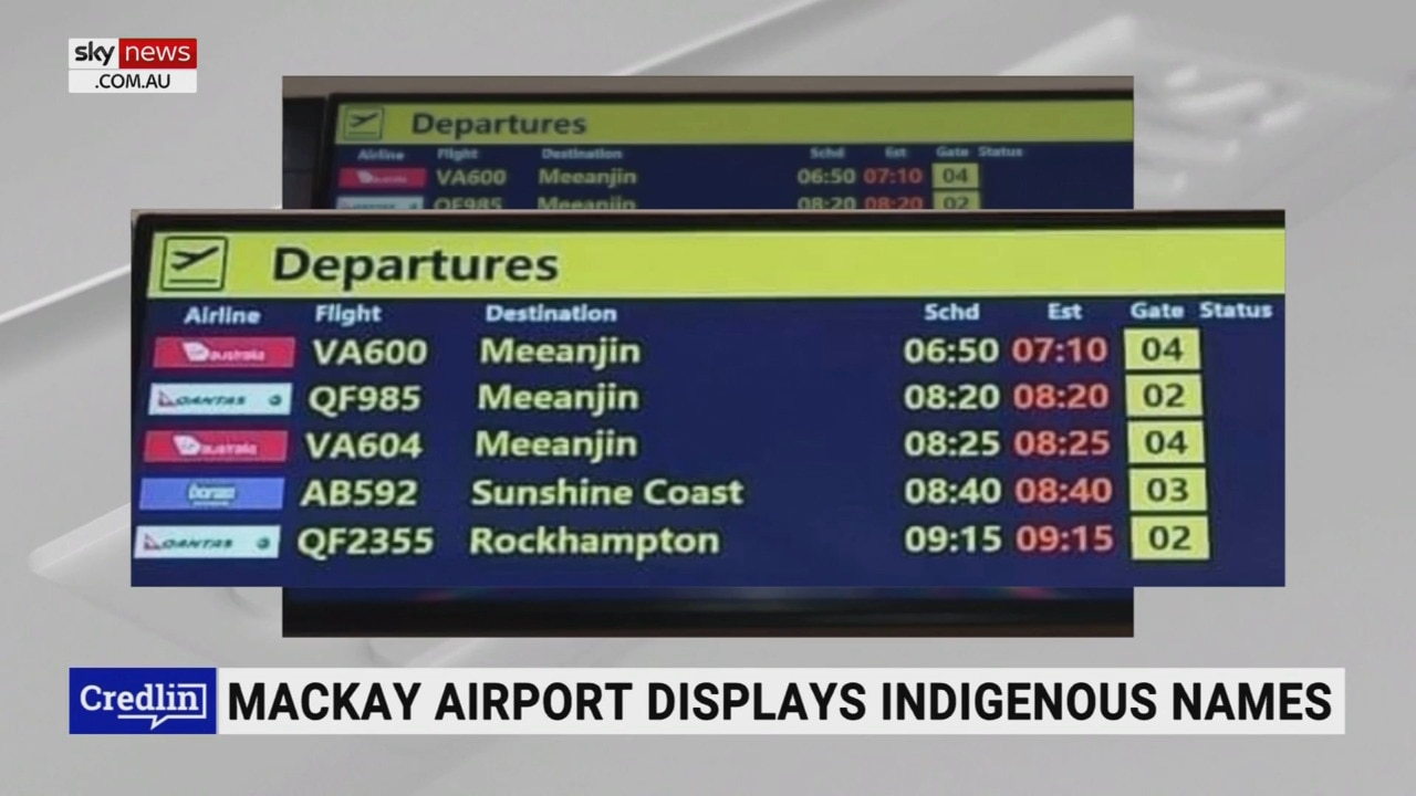 ‘Mass confusion’ at Mackay Airport due to Indigenous departure names