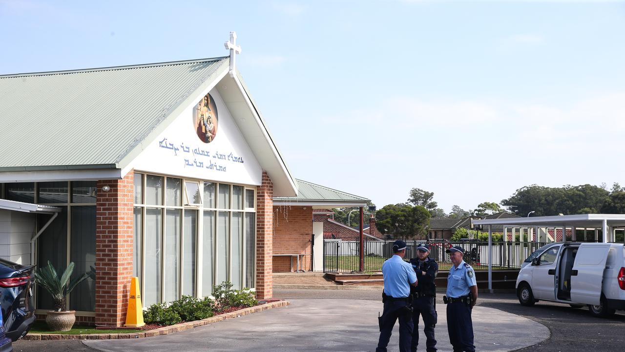 The battle centres around footage of the alleged terrorist attack at a Wakeley church Picture: NCA Newswire / Gaye Gerard