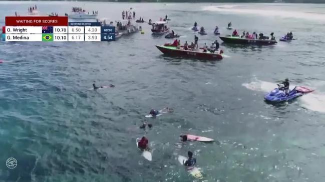 Gabriel Medina wins Tahiti Pro over Owen Wright