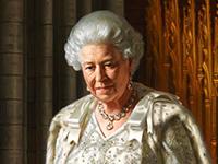 140614 TWAM  NO REUSE FEE APPLIES Portrait of Queen Elizabeth II by Ralph Heimans Pic : Ralph Heimans Picture: Captioned As