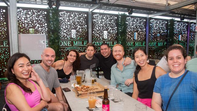 Nhi Tran, Jake Leahy, Nichola, Harry Eric Erickson , Michael Copley, Maddy Chin and Tamara Jubb. Photo: Pema Tamang Pakhrin