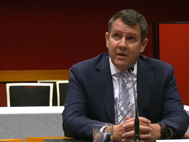 11/11/2022:Mike Baird at Barangaroo inquiry today