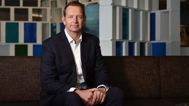 Medibank CEO David Koczkar’s bonus was impacted by the company’s cyber hacking. Melbourne. Picture: NCA NewsWire / Nicki Connolly