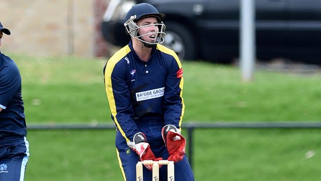 Plenty Valley wicketkeeper Rory Collins.