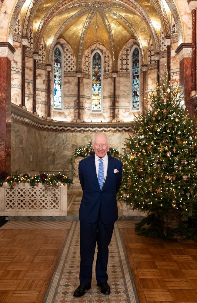 King Charles is forging his own path as monarch, changing the way he presents the annual Christmas message. Picture: Getty Images