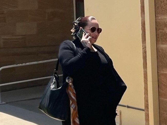 Rebecca Louise Green outside Warwick Magistrates Court, October 16 2023