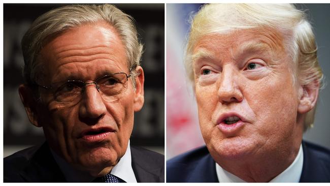 A new book by Bob Woodward contains explosive claims about the White House and President Donald Trump. Picture: AFP