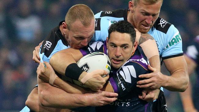 Billy Slater had a blinder against the Storm.