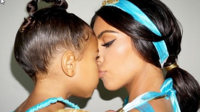 The adorable pic shared by Rob Kardashian taken from kimkardashianwest.com