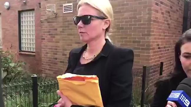 Lizzie Buttrose leaves Waverley Court after being fined $1000 for pushing police officer