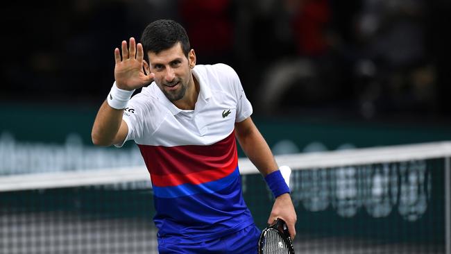 Novak Djokovic of Serbia. Photo by Aurelien Meunier/Getty Images