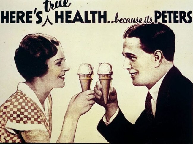 Peters Ice Cream – The Health Food of a Nation ad campaign.