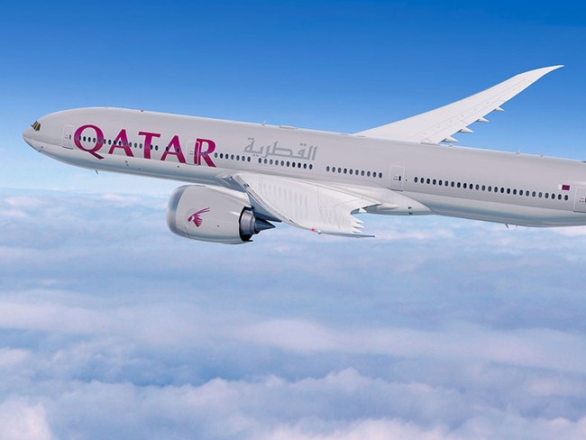 Qatar Airways Boeing B777. Supplied