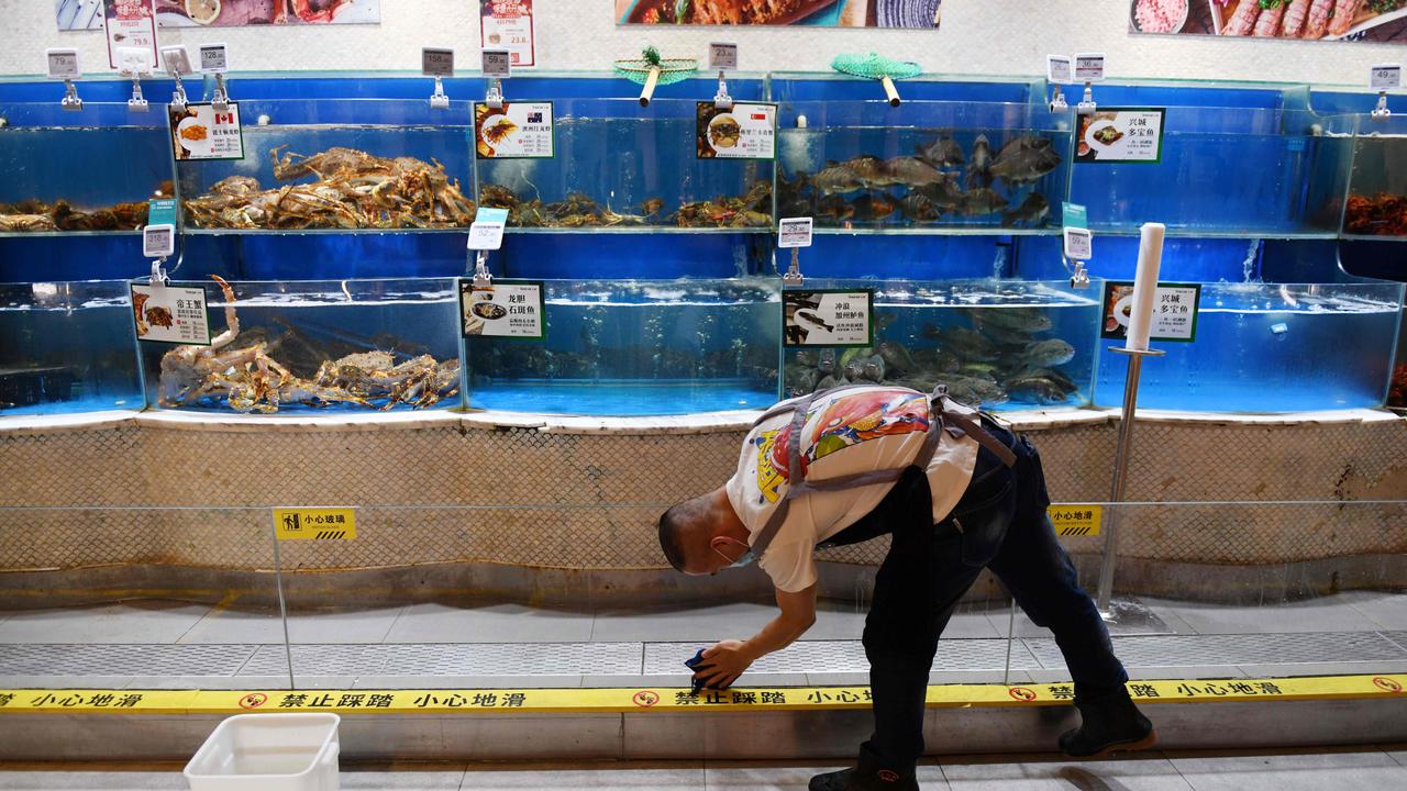 China, and the world’s, huge appetite for seafood is part of the reason the oceans are being so aggressively fished. Picture: GREG BAKER/ AFP