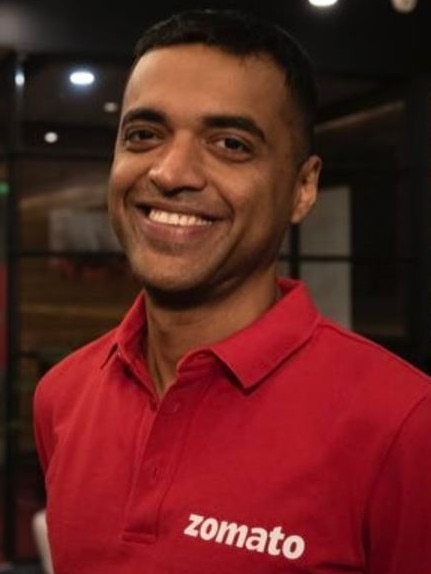 Zomato CEO Deepinder Goyal caused a stir when he posted a job ad looking for a Chief of Staff. Picture: Deepinder Goyal/LinkedIn