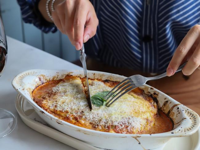 The lasagne at Bartolo. Picture: Jenifer Jagielski