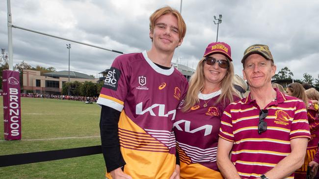 Brisbane Broncos training and fan day at Red Hill ahead of the Grand Final this weekend against Penrith.