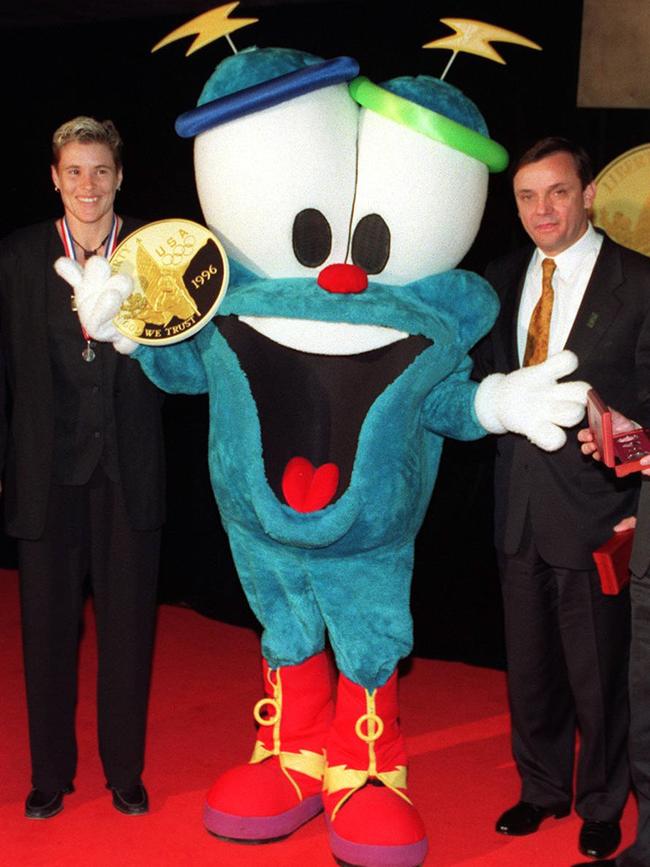 Izzy, the 1996 Olympics mascot.