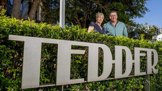 Neil Fisher of Domani's and Georgie Brown are backing a push to take Main Beach back to its glory days Picture: Jerad Williams