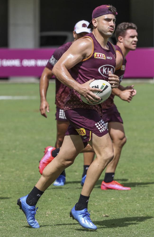 Jack Bird looking fit at training. Picture: AAP Image/Glenn Hunt