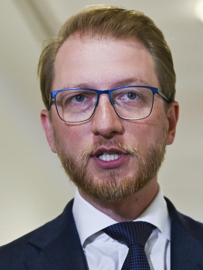 Opposition home affairs spokesman James Paterson. Picture: NCA NewsWire / Martin Ollman