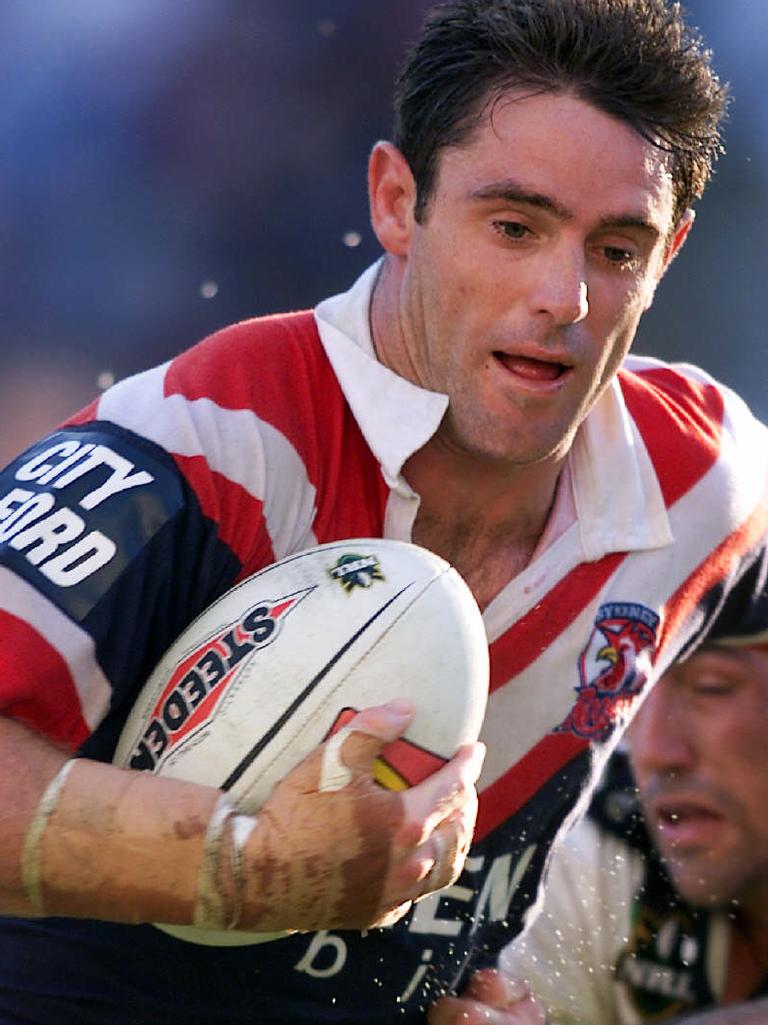 Brad Fittler playing back in 2000.