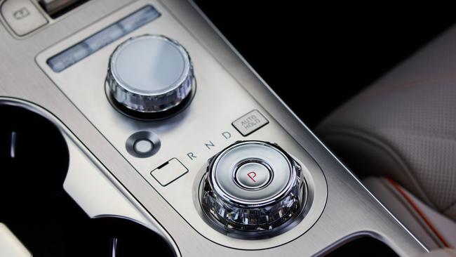 Redesigned middle console with crystal accents featured. Picture: Genesis Australia