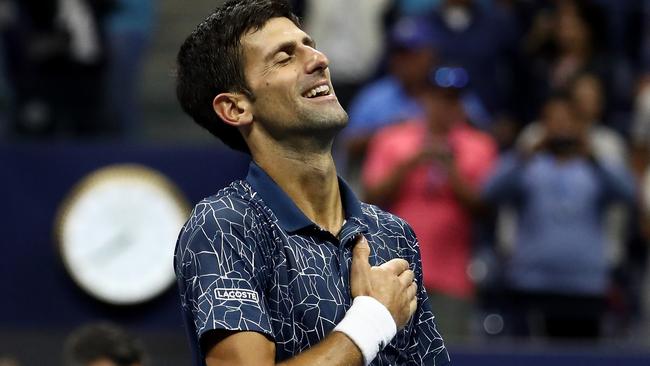 Novak Djokovic: ‘I felt like I had new breath for this sport.’ Picture: AFP