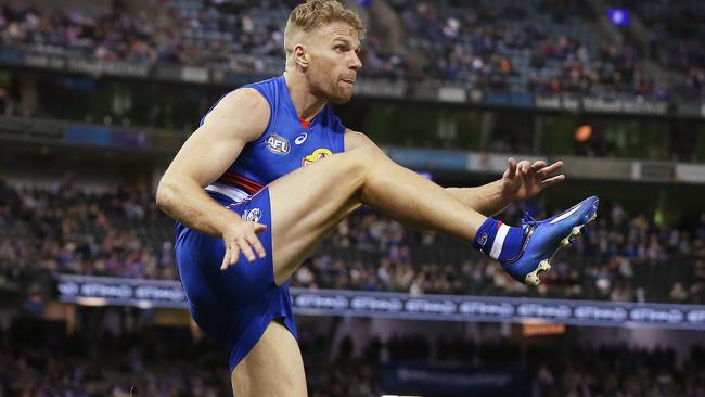 Jake Stringer is one of the worst set shots for goal. Picture: Michael Klein