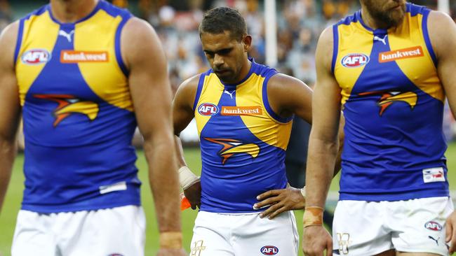 Lewis Jetta has had a quiet start to his 2016 AFL season with the West Coast Eagles. Picture: Colleen Petch