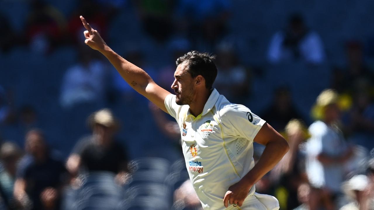 Pat Cummins says Mitchell Starc has gone up a gear. Picture: Getty Images