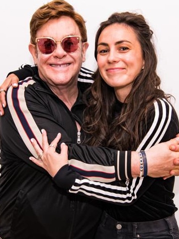 Amy Shark with Elton John.