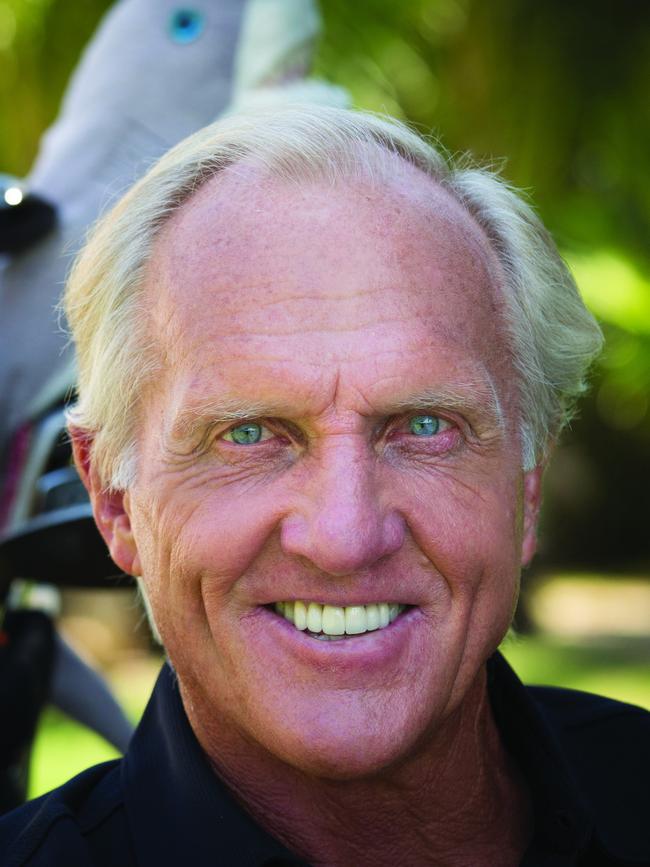 Greg Norman. A performance bonus for the Great White.