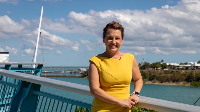 Northern Territory Opposition Leader and CLP leader Lia Finocchiaro pictured in Darwin.