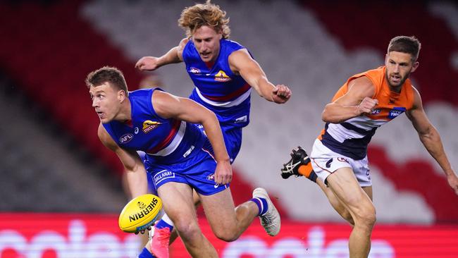 Jack Macrae is set to play his 150th game for Western Bulldogs.