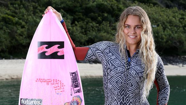 Felicity Palmateer, 23, surfed the biggest wave ever ridden by a women in 2015. Pic: Regi Varghese.