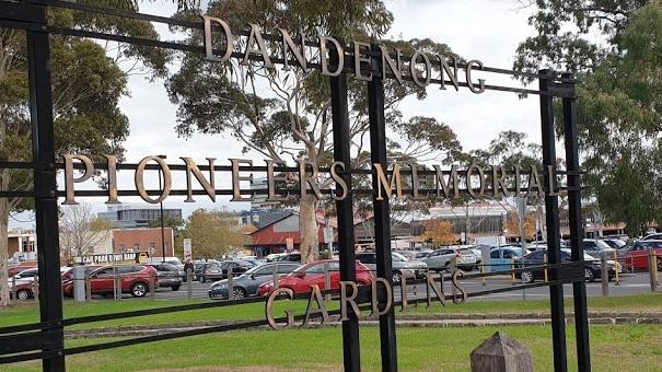 The offending occurred at Dandenong Pioneer Memorial Gardens.