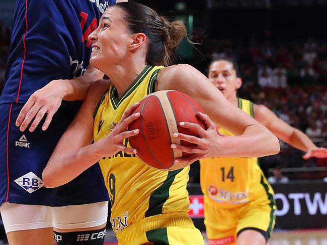 Bec Allen has been brilliant for the Opals. Picture: Getty Images